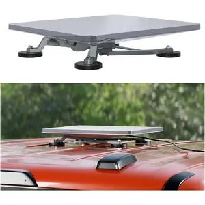 Starlink Mini Mount with Portable Magnetic Aluminum Alloy Mount - Housetop Roof,RV, Car Windows, Sunroofs Starlink Mini Holder with 66MM Strong Suction(Magnetic)