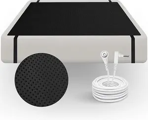 Grounding mat for bed, grounding sheets, grounding sleeping mattress.