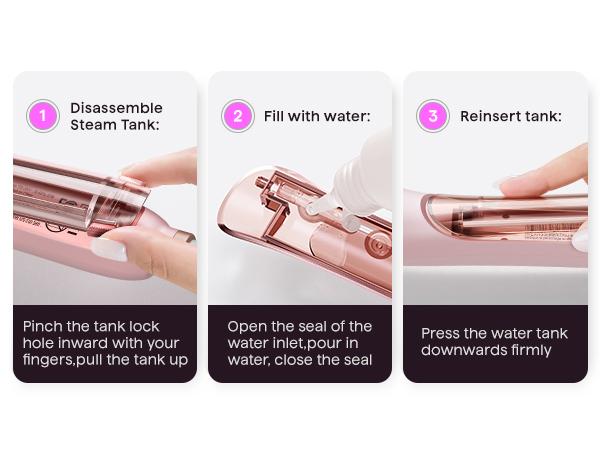 Wavytalk Steamline Pro Steam Hair Straightener Brush Hair Straightening Comb with Scrunchie and Glove Wavytalk Steamline Pro Steam Hair Straightener Brush Hair Straightening Comb with Scrunchie and Glove