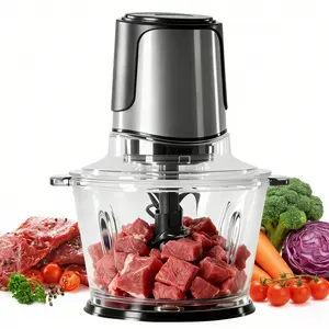 Electric Food Processor, 450W Meat Grinder & Vegetable Chopper with 2 Bowels for Home Use, Food Chopper with Double S-Blades for Vegetable, Onion, Garlic, Meat, Nuts#tiktokshopstockup  #mothersdaygift