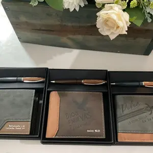 Billetera y bolígrafo para hombres