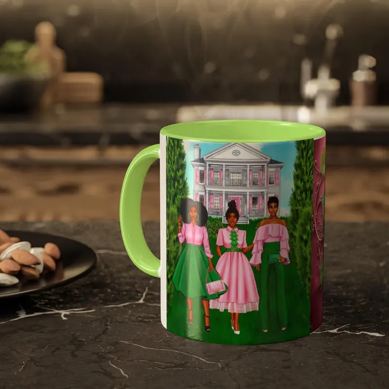 Alpha Kappa Alpha (AKA) Black Mug (11oz, 15oz) Ceramic Drinkware - TikTok  Shop