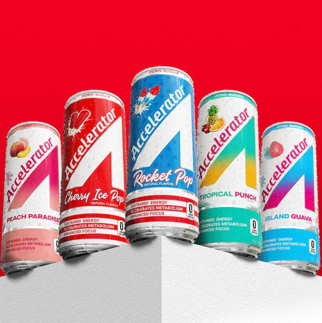 ACCELERATOR VARIETY PRO 12-PACK/12OZ ZERO SUGAR ENERGY DRINK