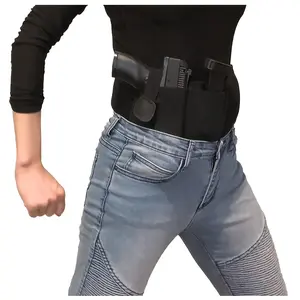 Concealed Carry Belly Band Gun Holster - Unisex, Adjustable Stretch Waist Belt for Pistols with Braid Embellishment, Special Features for Independence Day and Christmas, Polyester Material, Easy to Clean