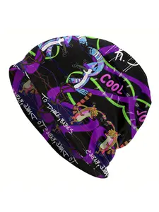 BIIHUDU Men' Regular Show Beanie Hat - Funky with Mordecai & Rigby for Fans, Themed Accessory & Casual Wear