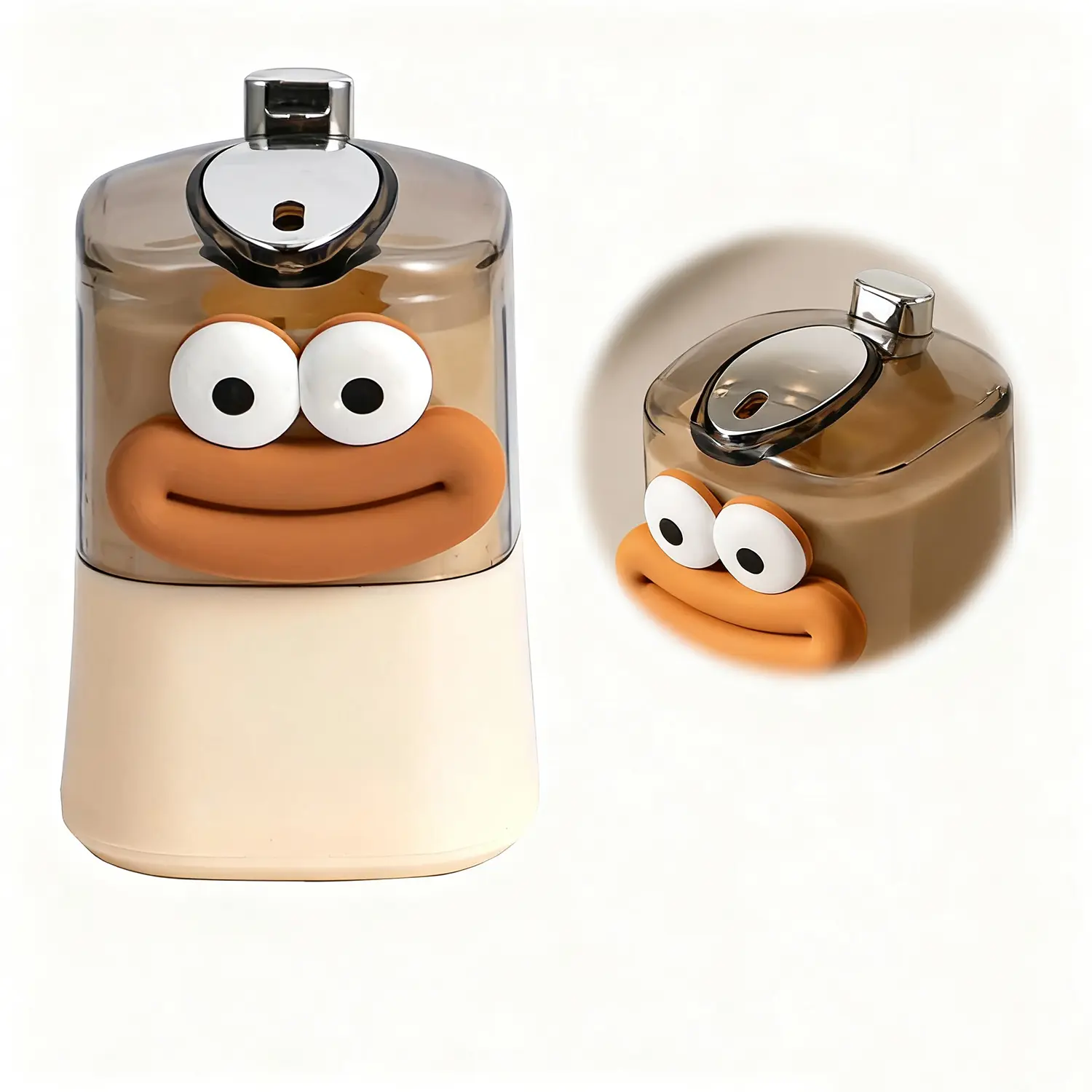 Creative Toothpick Holder, Pop-Up Automatic Design, Cute Cartoon Style, Ideal for Kitchen & Dining Room, Durable Material