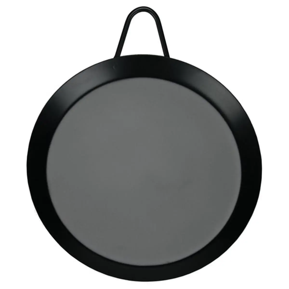 212 MAIN BCM-28 Circular 11 in. Carbon Steel Nonstick Griddle Pan, Round with Handles, Black Cookware for Kitchen Use