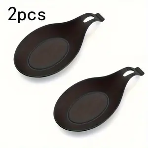 2pcs heat-resistant spoon holders, chopstick trays, spatula storage utensils, spatula handles, spoon pads, kitchen tools