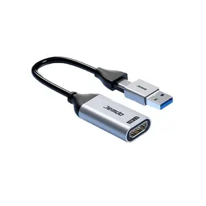 Jemdo USB 3.0 Video Capture Card 4K HDMI Loop-Out 1080P 60FPS Low Latency for Live Streaming Nintendo Switch PS5 Xbox Game Recording OBS