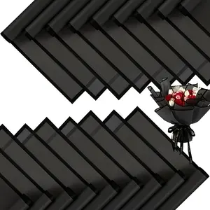 Flower Wrapping Paper 10pcs/20pcs Set, DIY Crafts Supplies, Floral Packaging for Weddings, Valentine's Day Gifts & Birthdays, Self Adhesive Wrap