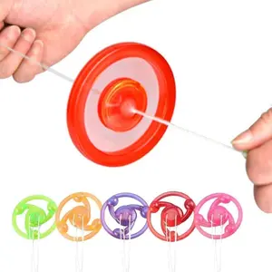 Outdoors & sports 5Pcs Pull Line Flywheel Spinning Tops with Rainbow Light Show, Orbital Flash Display, Colorful Glow Novelty Fidget Spinners