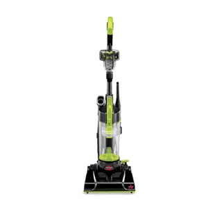 BISSELL PowerForce Compact Turbo, Bagless, Upright Vacuum, Powerful Suction, East Empty Dirt Tank, Lightweight, High Reach Wand, 2690, Green & Black