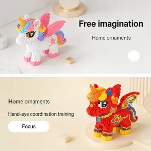 Creative Pattern Little Pony Series Building Block Model, 1688pcs, Original Authentic, New 2026 Design, Gift Idea, DIY Craft Decor