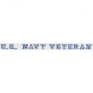 Veteran Decal - 18" Strip - "U.S. Navy Veteran"