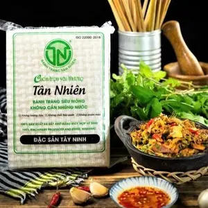 Tan Nhien Rice Paper Super Thin 400g/bag - No Need Water, 100% Natural Ingredients, Multipurpose Wrapping for Veggie & Meat, FSSC 22000 Certified
