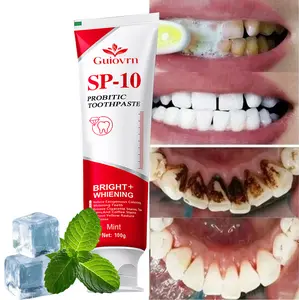 SP-10 Probiotic Whitening Toothpaste - Mint Freshness, Nicotinamide, Free of Fluoride,Pigmentation Removal & Enamel Care, Oral Health Management Teeth