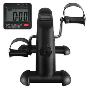 Mini Exercise Bike Training Walking Machine Home Maximum Weight 120KG with Electronic Display And Instep Restraint Strap