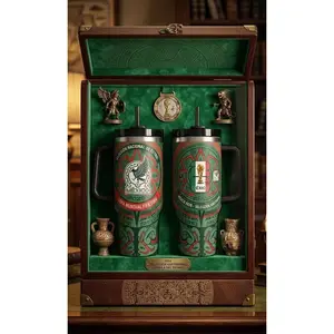 Mexico National Football Team 40oz Tumbler, 2026 World Cup Inspired Travel Mug