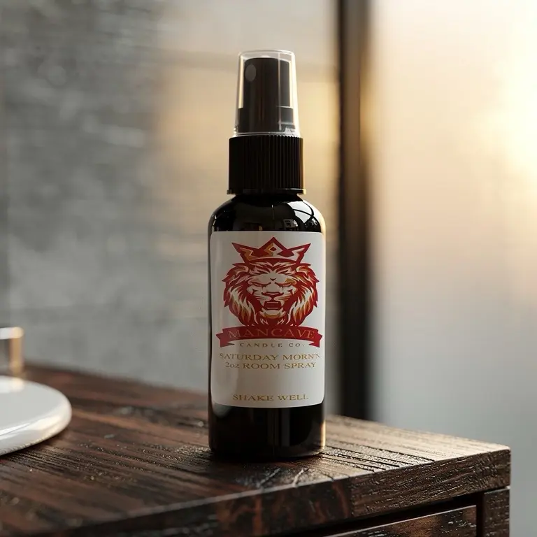 Mancave Candle Co. 2oz Saturday Morn'n Room & Linen Spray
