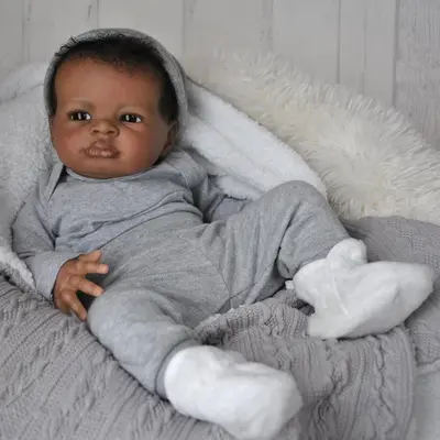 Boy Reborn Baby Doll Black TikTok Shop