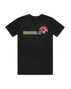 SUNSET NO-GI ATHLETIC T-SHIRT | BLACK