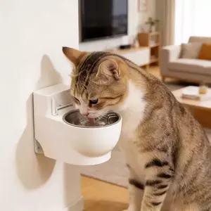 Cat Dog Toilet Water Dispenser Pet Drinking Bowl Cat Bowl Dog Bowl Fun Design, Ideal for Cats & Dogs, Enhances Hydration
