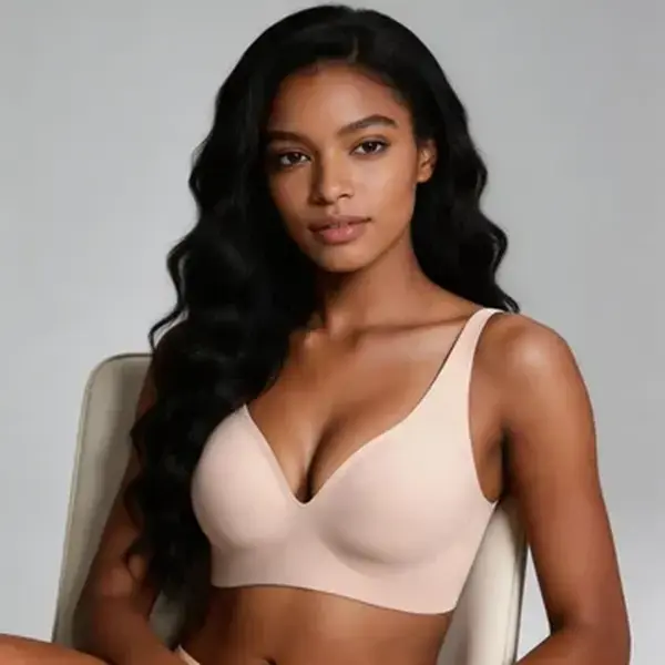 Woman Jelly Bra, Push Up lingerie Bra,Comfortable Bralette Bra, Woman full coverage Wirefree Bra vrcomfy wireless woman