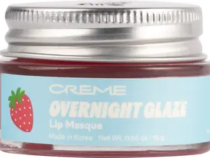 The Crème Shop Overnight Lip Sleeping Mask with Hyaluronic Acid and Mango Seed Butter, Berry Sweet Scent