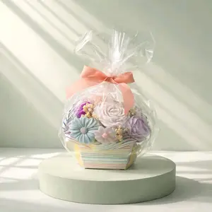 Wax,Wix &Scents Pop of Spring Bouquet Wax Melts with Delicate Floral Accents for Aromatic Home Decor perfect for Mother's Day
