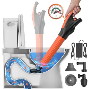 plunger,with Pressure Gauge, Drain Snake for Clogged, High-Pressure, plungers for,Pneumatic Tool