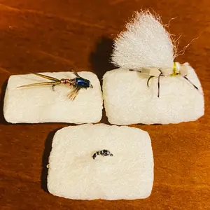 Fly Fishing Flies 9-Pack: Chubby Chernobyl, Copper John, Zebra Midge - US Army Veteran Made