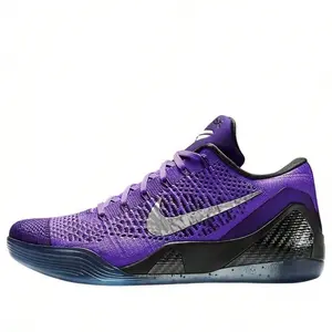 Nike Kobe 9 Elite Low Protro Basketball Shoes Unisex Purple Colorway