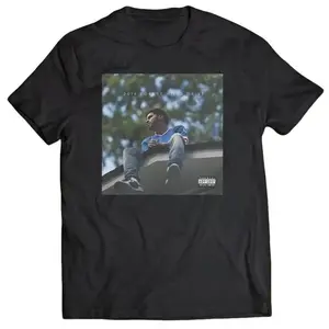 J. Cole 2014 Forest Hills Drive Album Cover T-shirt Limited Edition New Cotton Fabric