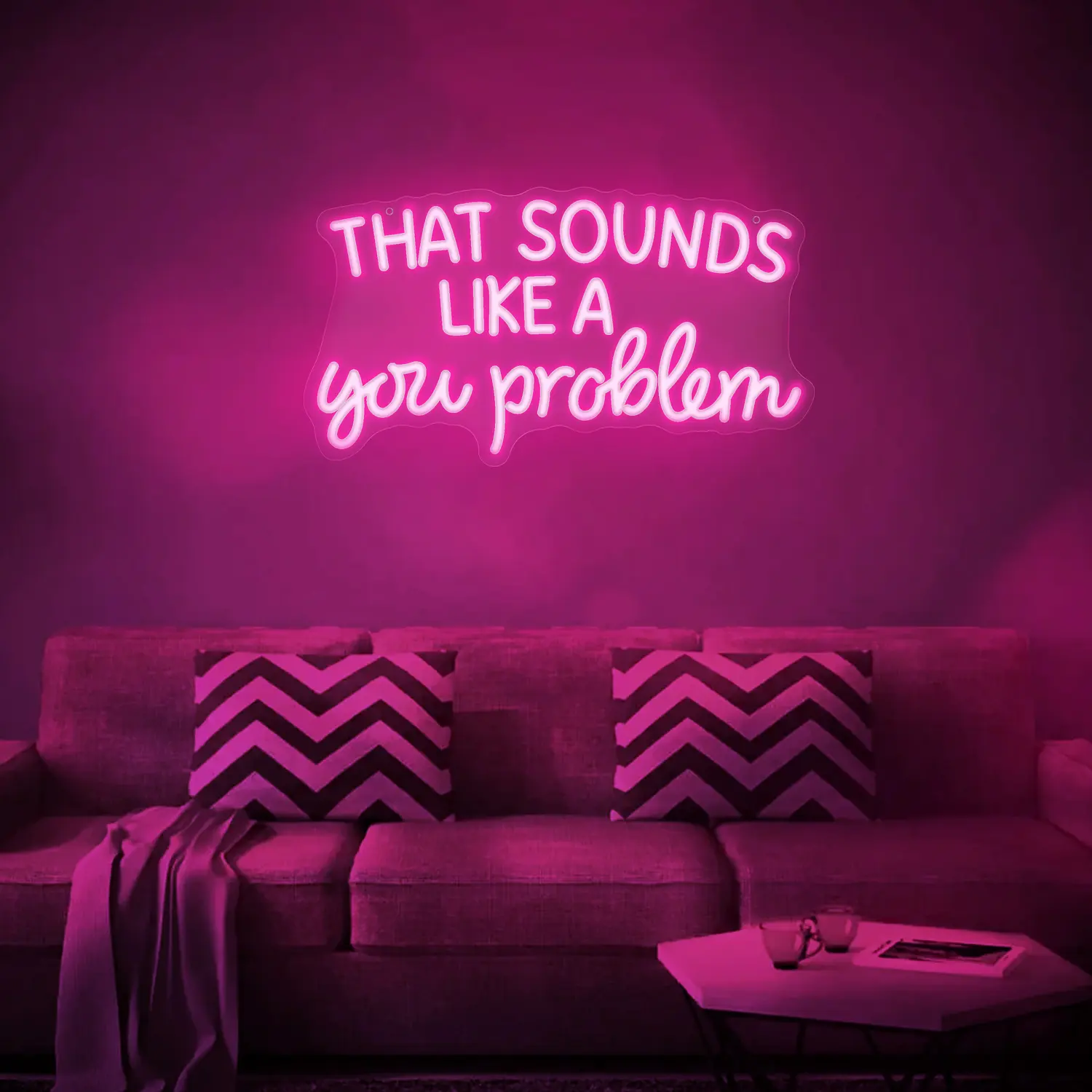 Funny Text Shaped Neon Lights, USB Powered Design, Bright Humorous Stress Relief Decorations for Bedroom Study Office Gift, LED Neon Lights