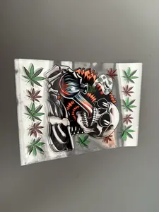 UV DTF A5 OZ Sized Wrap, Cup Stickers, Tumbler Stickers, Cup Decals, Decorative Sticker