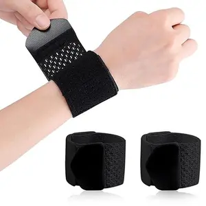 2 Pcs Carpal Tunnel Wrist Brace, Ultra Thin Compression Support Strap, Adjustable Wrist Strap, For Weightlifting, Tennis and Fitness, Suitable for Teenagers and Women