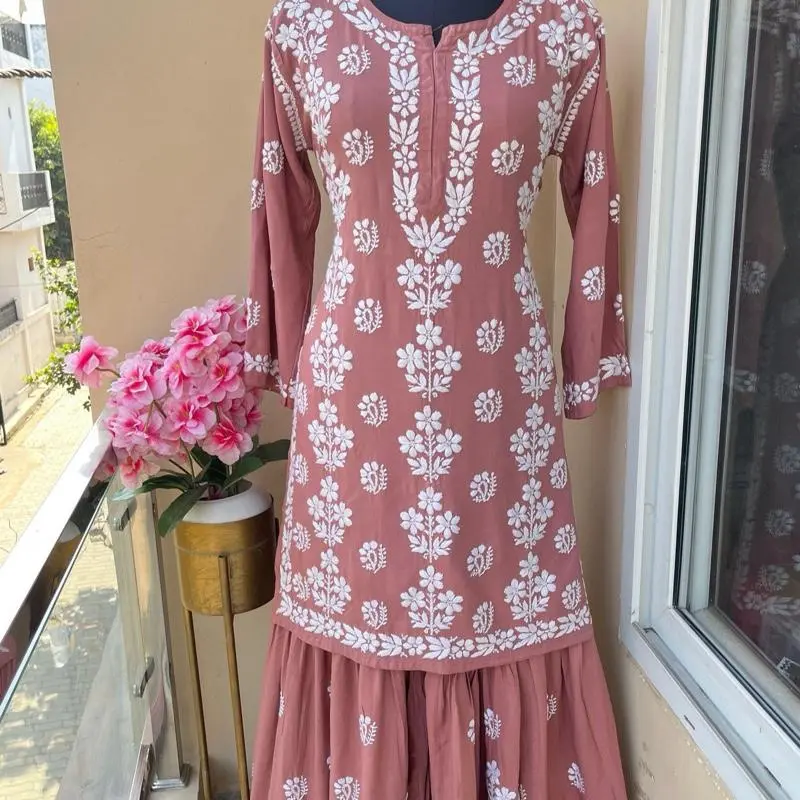 lucknow dress design How Lucknowi Chikankari Dresses Redefine Daily Elegance  Lucknowi Chikan  Store