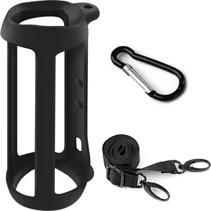 Case Compatible for FLIP 5 Portable  Speaker, Gel Soft  Cover, Rubber Case, Travel Carry Pouch with Strap Not for Flip 6 (Speaker not Included