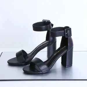 [Wedding Season] Women'S High-Heeled Sandals/Wedding Shoes, Solid Color #Basic And Versatile, New And Fashionable, Thick And Ultra-High Heels, Comfortable, Soft And Elegant Women'S Sandals
