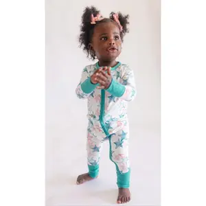 Infant Romper in Starfish