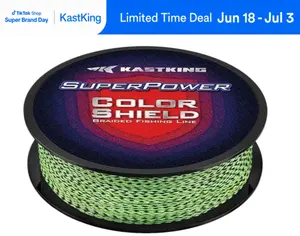 【Summer Wins】KastKing Superpower ColorShield Braided Fishing Line - Colorfast Braided Line, 100% Solution Dyed UHMWPE Fiber, Smooth & Strong Superline, Near Zero Stretch, Sensitive, High Abrasion Resistance SummerVibes
