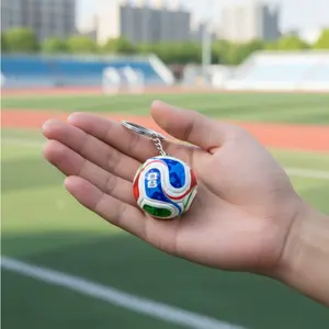 World Cup Football Keychain, Boy Girl Soccer Key Chain, Backpack Hanging Decoration, Birthday Gift, Sports Bag Charm, Fan Present, Keychain Accessory