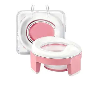 Three-In-One Multifunctional Travel Toilet, Portable Toddler Training Seat, Foldable Design Easy to Carry, Perfect Holiday Gift