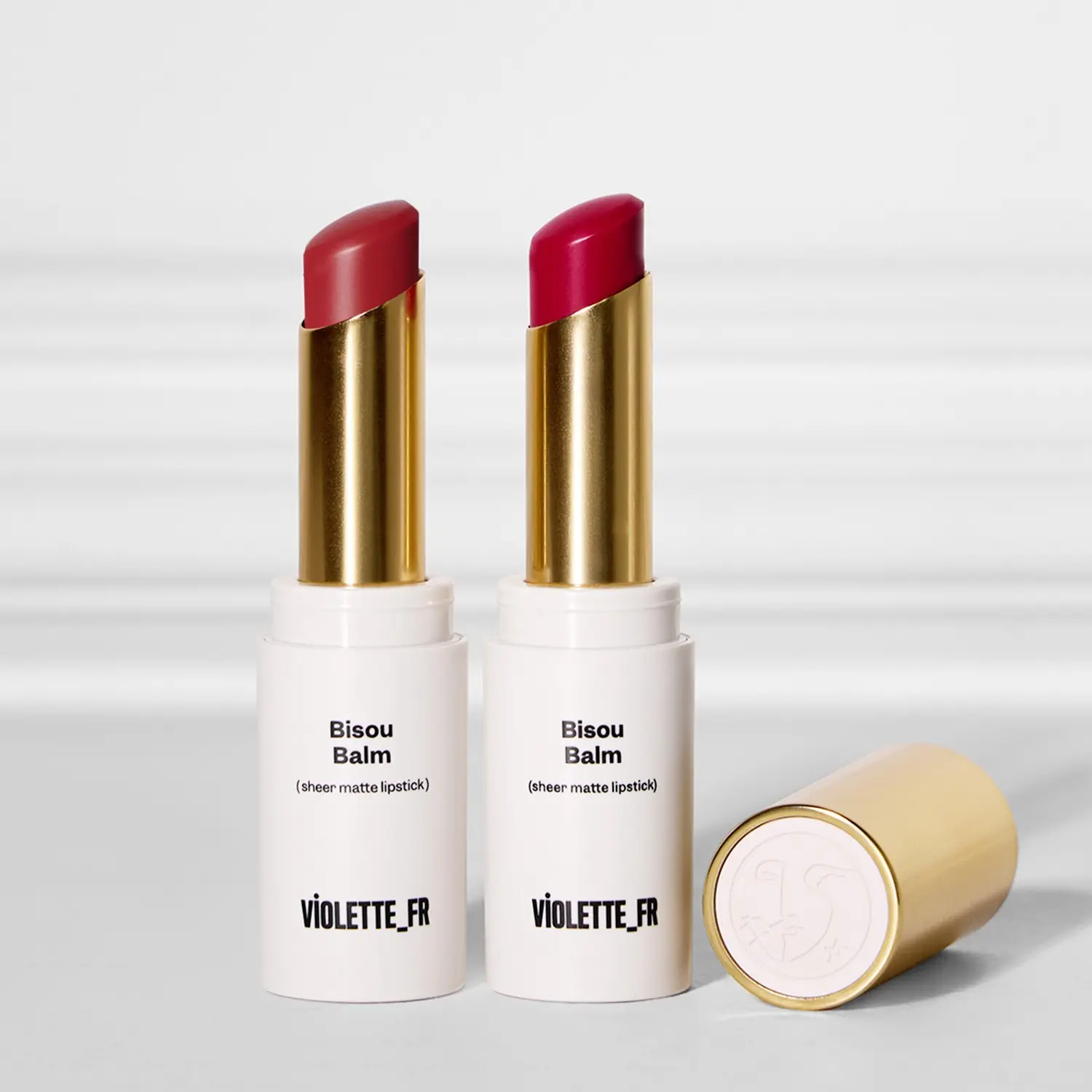 VIOLETTE_FR Bisou Balm Duo - Sheer Matte Lipstick VIOLETTE_FR Bisou Balm Duo - Sheer Matte Lipstick