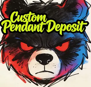 SpaceIce Live Room Exclusive Custom Deposit  Pendant Sample Item for Limited Customers