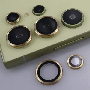 for  Galaxy S24 Ultra Camera Lens Protector Metal  Tempered Glass Screen Accessories Cover for (, S24 Ultra)