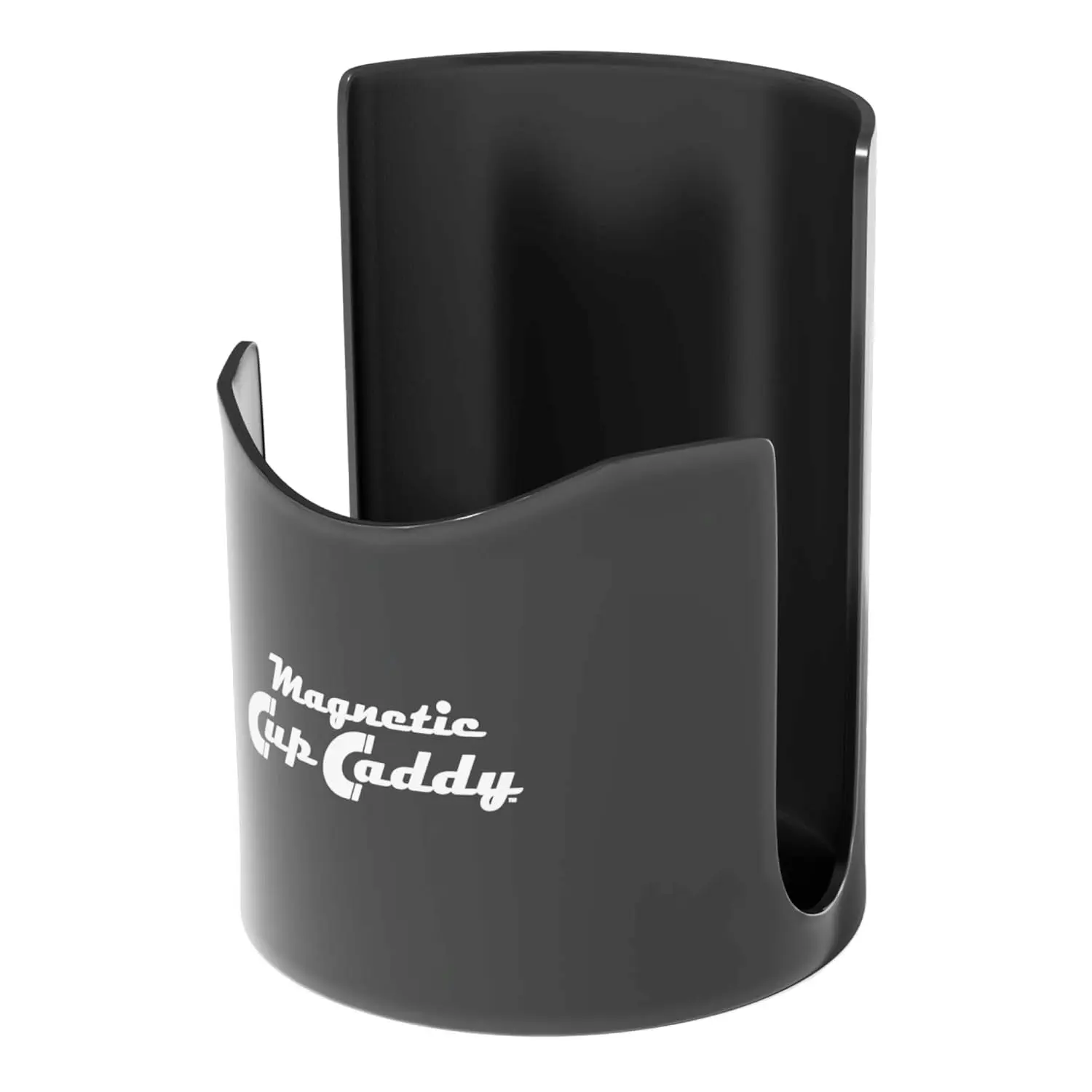 Master Magnetics Heavy-Duty Magnetic Cup Holder - High-Quality Caddie for Glass Bottles, Insulated Mugs, Hot or Cold Containers, Fountain Cups, Cans, Small Tools - Includes Tool Organizers for Fridge, Automotive & Motorcycle Stowing Accessory, Metal, Alum