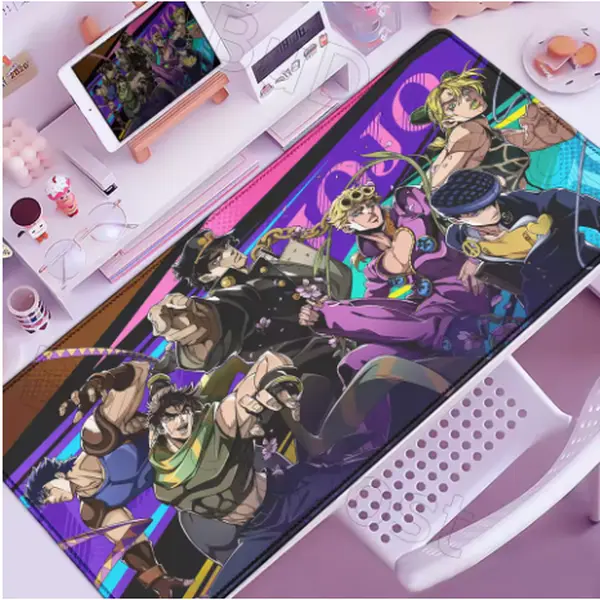 [Sale off up to 65%][Free Ship] HD J-Jojo B-Bizarre A-Adventure Mouse Pad Gaming 900×400mm Mousepad Xxl Mouse Mat Offices Accessories Keyboard Pad Computer Desk (5)