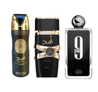 AFNAN 9PM + LATTAFA ASAD + ASAD DEODRANT (3PC GIFT SET) Body Care Comfort