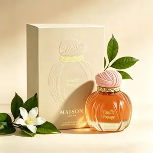 Vanilla Perfume 100ML for Women, Sweet Marshmallow Gourmand Eau De Parfum, Long Lasting Vanilla Girl Fragrance, Cozy Cotton Candy Notes, Daily Wear